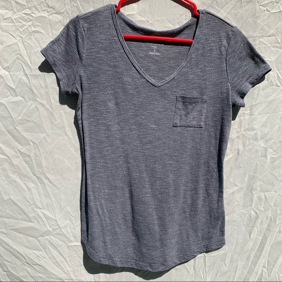 SO Tops - Grey short sleeve T-shirt